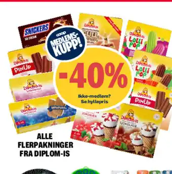 Coop Extra ALLE FLERPAKNINGER FRA DIPLOM-IS tilbud