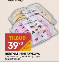 Coop Mega BERTHAS MINI PAVLOVA tilbud