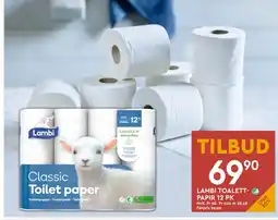 Coop Mega LAMBI TOALETTPAPIR 12 PK tilbud