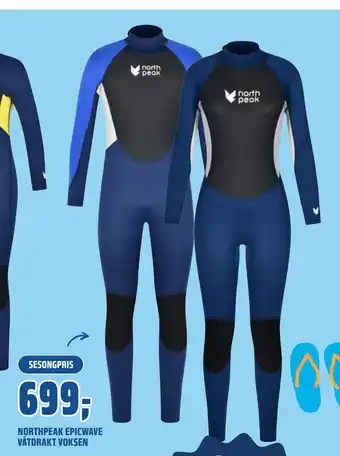 Coop Obs NORTHPEAK EPICWAVE VÅTDRAKT VOKSEN tilbud
