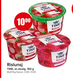 Spar Rislunsj tilbud