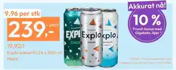 Gigaboks Explo sukkerfri 24 x 500 ml Mack tilbud