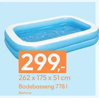Gigaboks Badebasseng 778 l tilbud