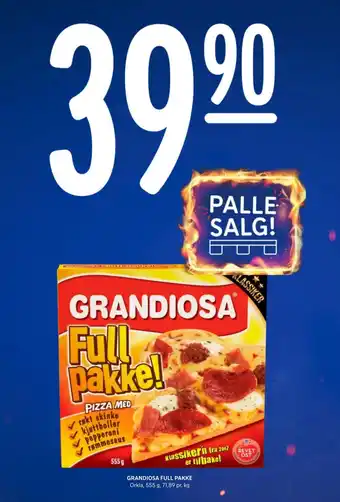 Rema 1000 GRANDIOSA FULL PAKKE tilbud