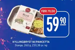 Rema 1000 KYLLINGBRYST M/PANCETTA tilbud