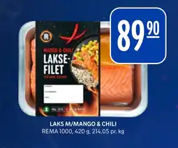 Rema 1000 LAKS M/MANGO & CHILI tilbud