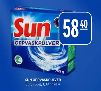 Rema 1000 SUN OPPVASKPULVER tilbud