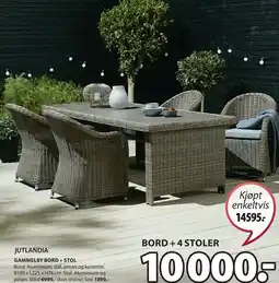 JYSK GAMMELBY BORD + STOL tilbud