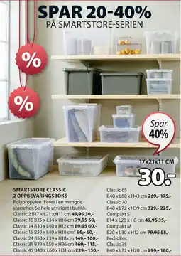 JYSK SMARTSTORE CLASSIC 2 OPPBEVARINGSBOKS tilbud