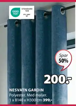 JYSK NESVATN GARDIN tilbud