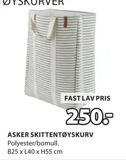 JYSK ASKER SKITTENTØYSKURV tilbud
