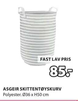 JYSK ASGEIR SKITTENTØYSKURV tilbud