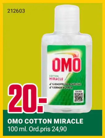 Europris OMO COTTON MIRACLE tilbud