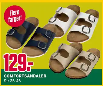 Europris COMFORTSANDALER tilbud