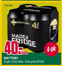 Europris BATTERY tilbud
