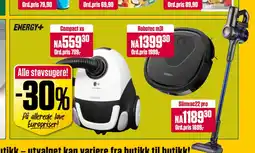 Europris Alle støvsugere! tilbud