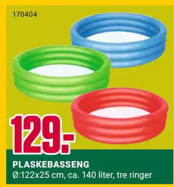 Europris PLASKEBASSENG tilbud