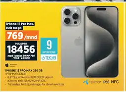 POWER IPHONE 15 PRO MAX 256 GB tilbud