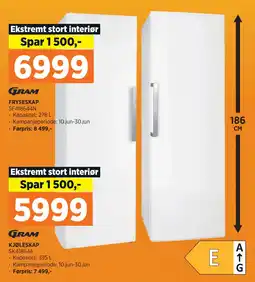POWER KJØLESKAP tilbud