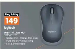 POWER M185 TRÅDLØS MUS tilbud