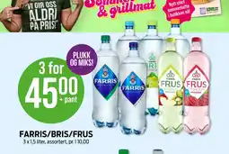 Kiwi FARRIS/BRIS/FRUS tilbud