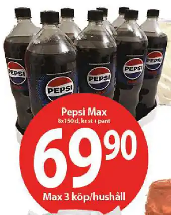 MaxiMat Töcksfors Pepsi Max tilbud