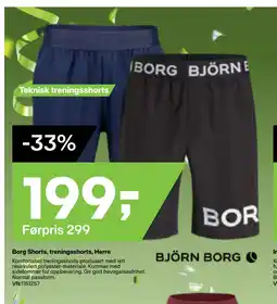 XXL Sport Borg Shorts, treningsshorts, Herre tilbud