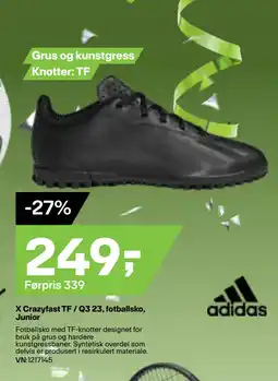 XXL Sport X Crazyfast TF / Q3 23, fotballsko, Junior tilbud