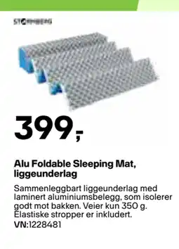 XXL Sport Alu Foldable Sleeping Mat, liggeunderlag tilbud