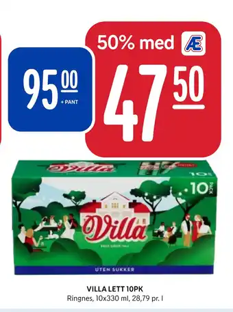 Rema 1000 VILLA LETT 10PK tilbud
