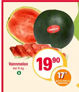 Coop Extra Vannmelon tilbud