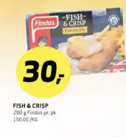 Bunnpris Findus fiskepinner tilbud