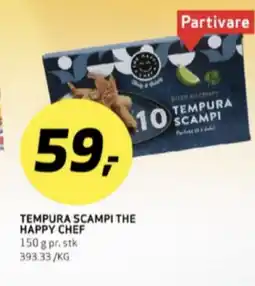Bunnpris The happy chef scampi tilbud