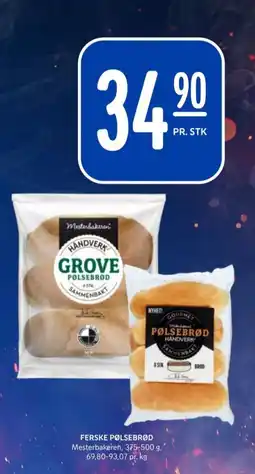 Rema 1000 Mesterbakeren pølsebrød tilbud