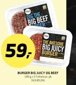 Bunnpris Folkets burger tilbud