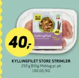 Bunnpris Billig middag kyllingfilet tilbud
