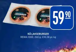 Rema 1000 Rema 1000 lakseburger tilbud