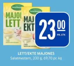 Rema 1000 Salatmestern ekte majones tilbud