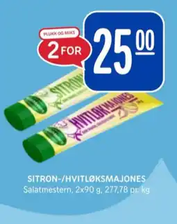 Rema 1000 Salatmestern hvitløk majones tilbud