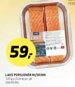 Bunnpris Lerøy laks tilbud