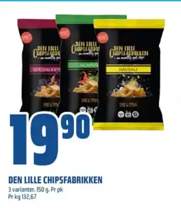 Coop Obs Den lille chipsfabrikken chips havsalt tilbud