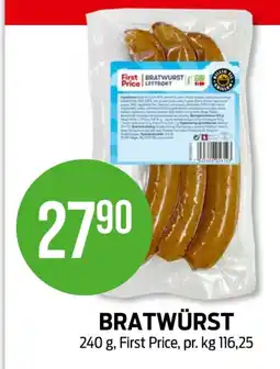 Kiwi First price bratwurst tilbud