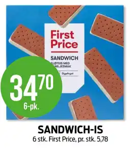 Kiwi First price sandwich issnack tilbud
