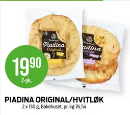 Kiwi Bakehuset piadina original tilbud