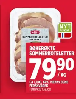 Meny Meny koteletter tilbud