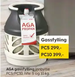 Rusta Aga gassbeholder tilbud