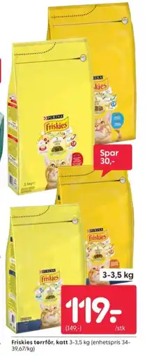 Rusta Friskies kattemat tilbud