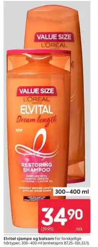 Rusta Elvital shampoo tilbud