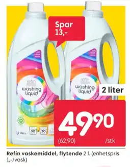 Rusta Refin vaskemiddel-flytende tilbud