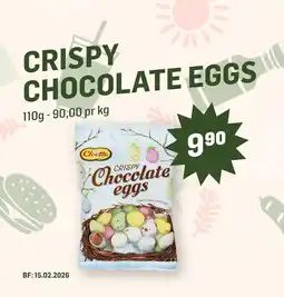 Holdbart CRISPY CHOCOLATE EGGS tilbud